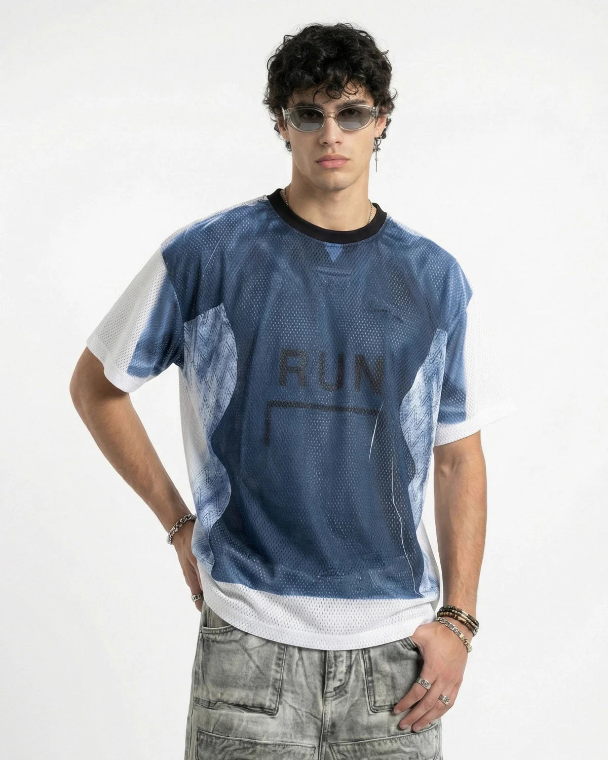 Digital Printing Mesh Jersey Tshirts | LCDEGO Streetwear