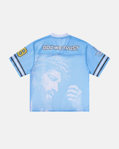 Dove Graphic Mesh Football Jersey | LCDEGO Streetwear