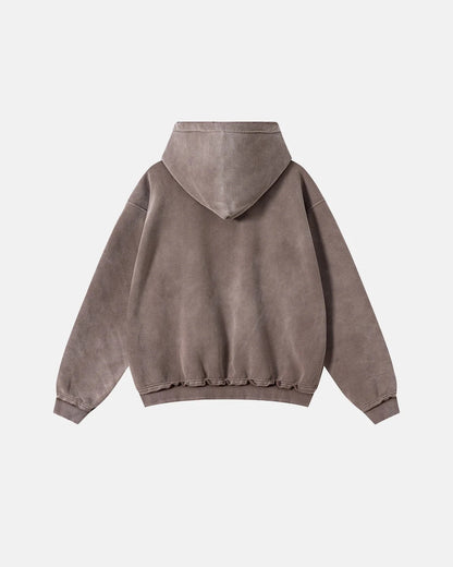 Monkey Wash Ripped Zip Up Hoodies | LCDEGO Streetwear