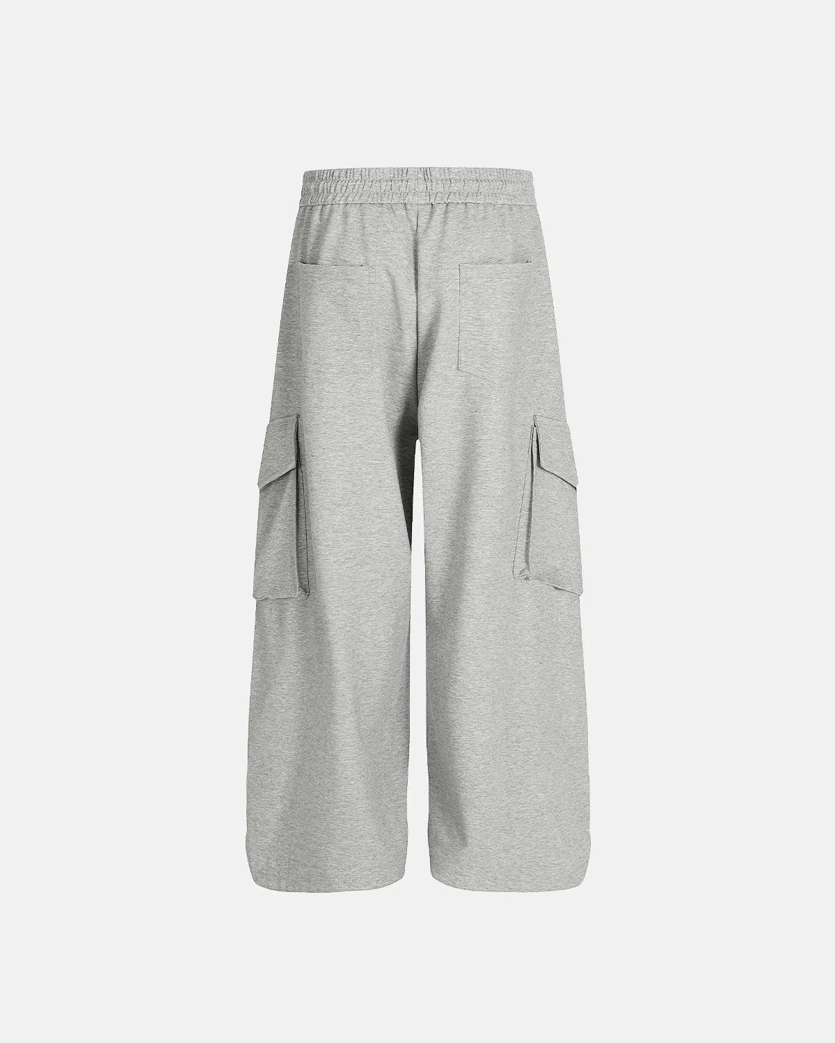 Grey Cargo Baggy Sweatpants | LCDEGO Streetwear