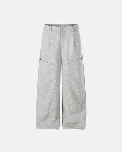 Patch Pocket Barrel Sweatpants | LCDEGO Streetwear