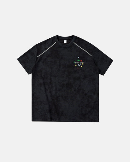 Snow Washed Puff Print T-Shirt | LCDEGO Streetwear