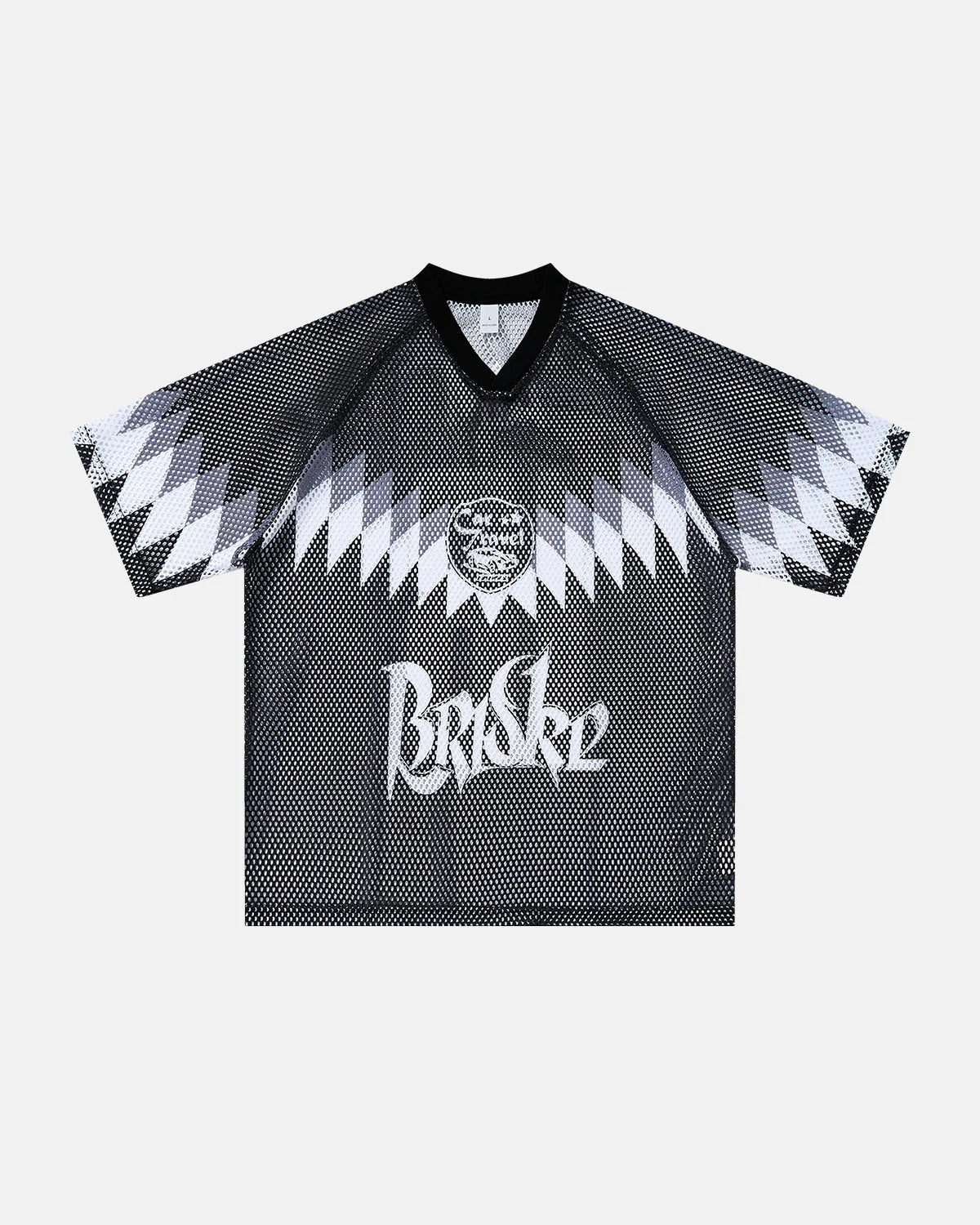 Graphic Mesh Oversized Jersey | LCDEGO Streetwear