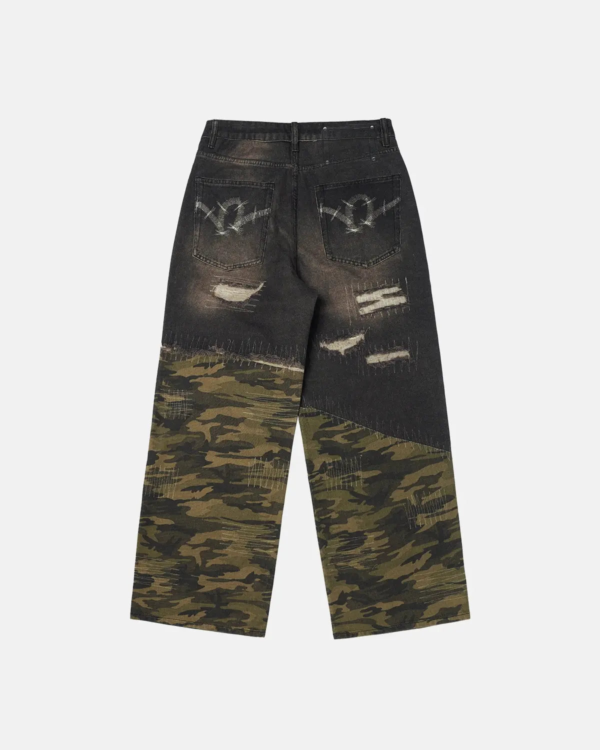 Camo Digital  Printing Baggy Jeans | LCDEGO Streetwear
