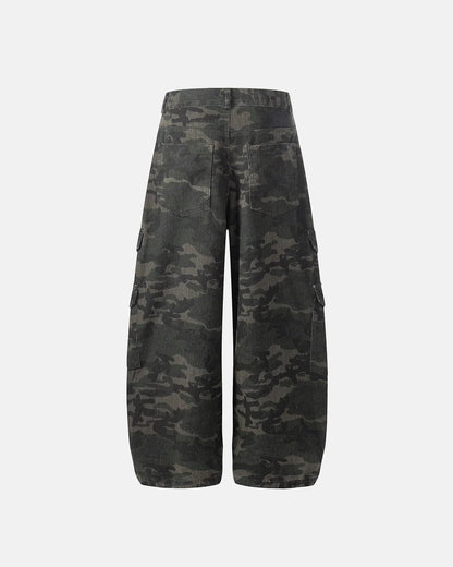 Multi Pockets Camo Cargo Pants | LCDEGO Streetwear
