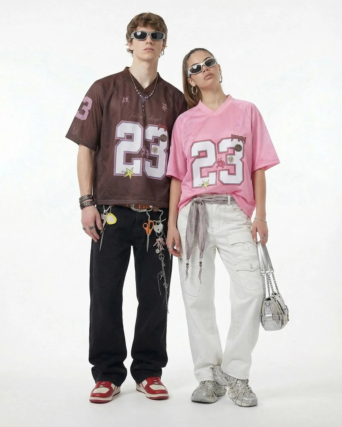 Number 23 Pink Mesh Jersey | LCDEGO Streetwear