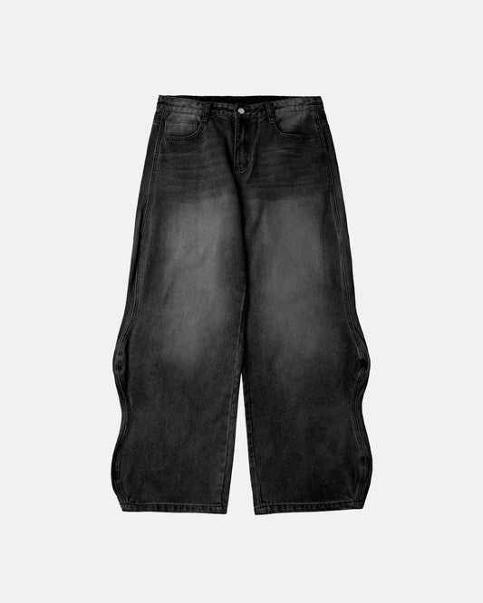 LCDEGO Brand Washed Baggy Denim Pants