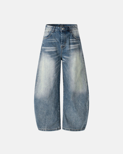 Acid Washed Super Baggy Jeans | LCDEGO Streetwear