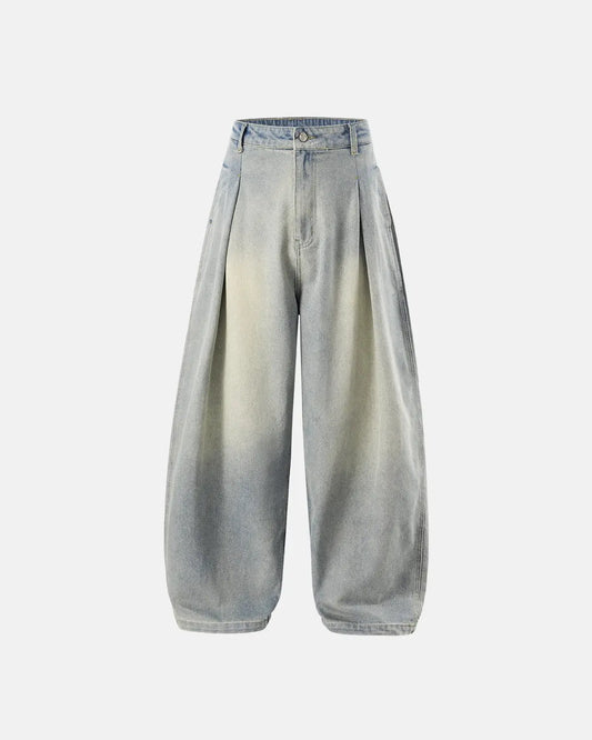Acid Washed Super Baggy Jeans | LCDEGO Streetwear
