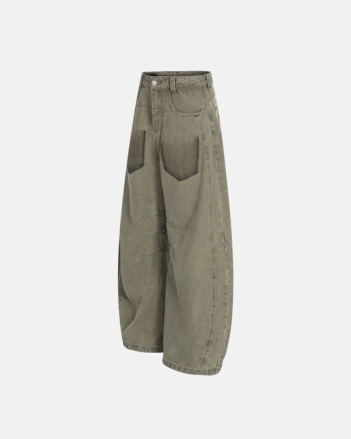 Deconstructed Cargo Baggy Jeans | LCDEGO Streetwear