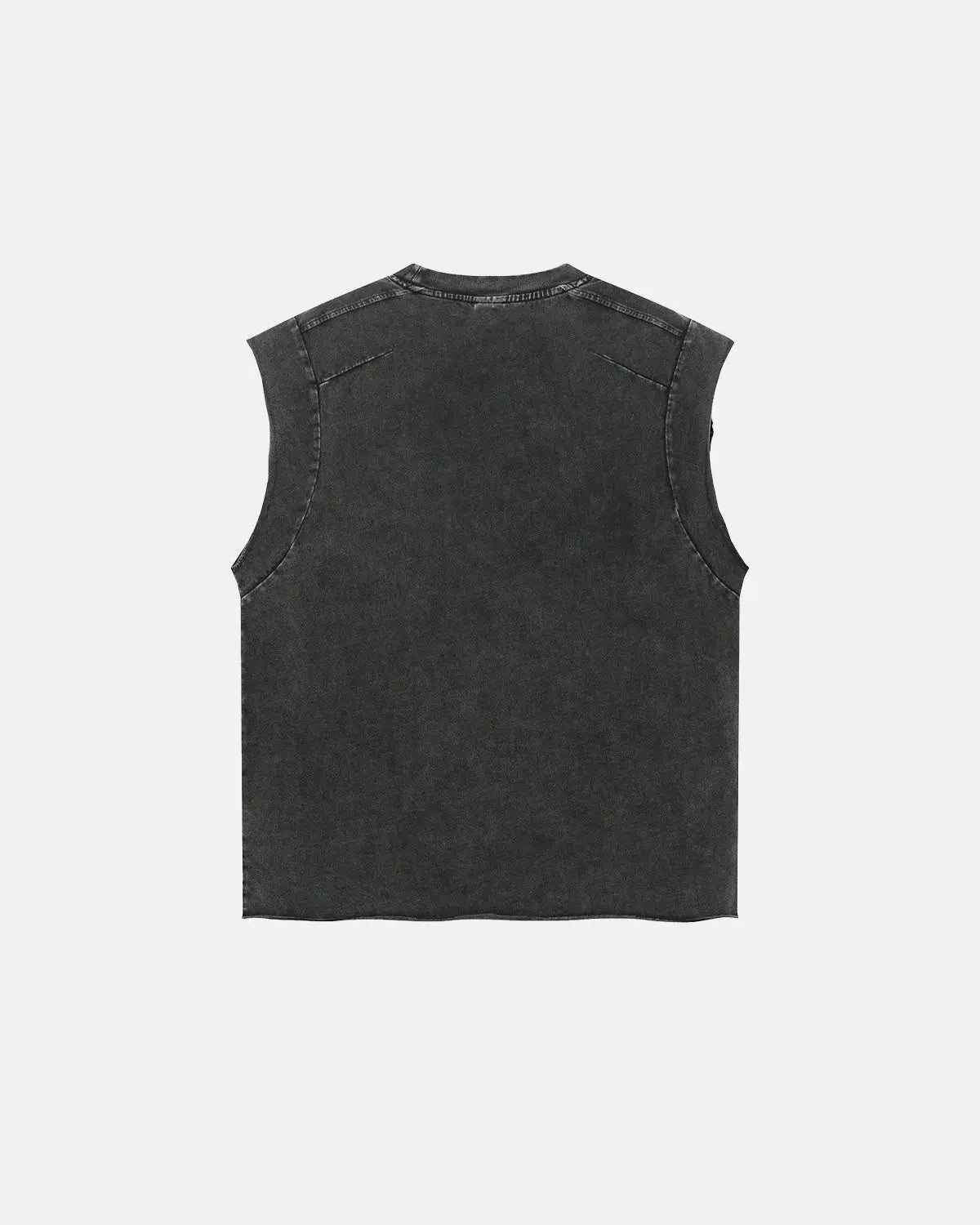Stitching  Acid Wash Tank Tops  | LCDEGO Streetwear
