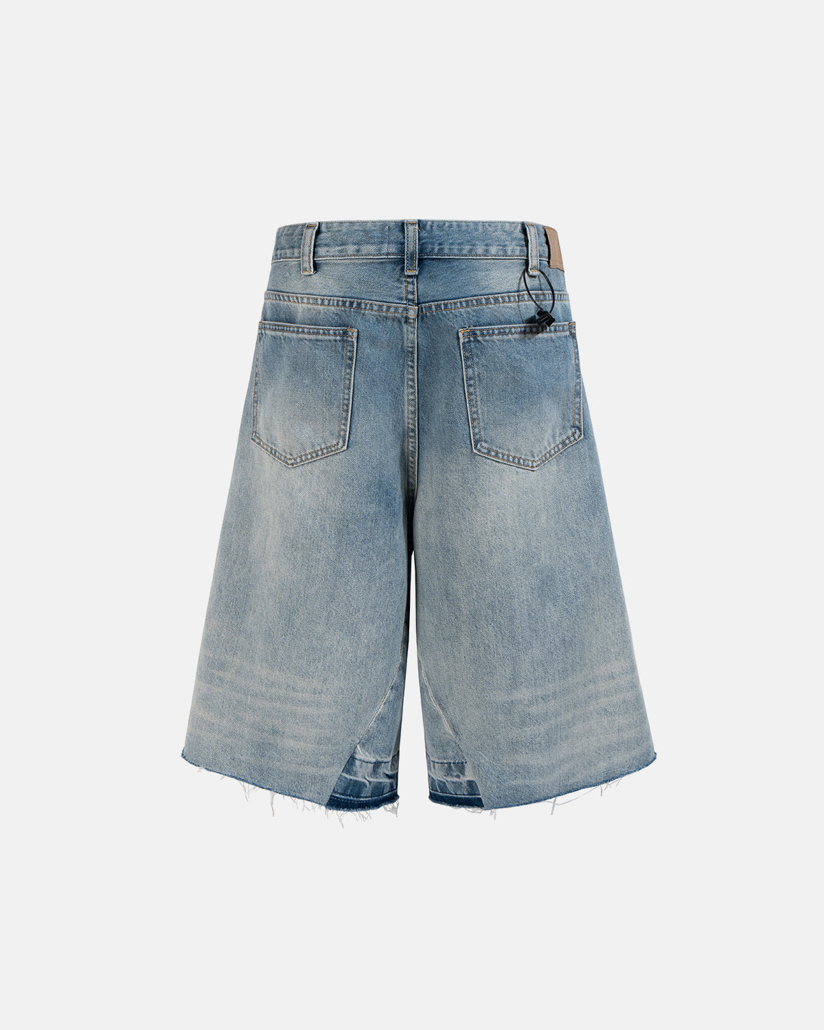 Frayed Longline Baggy Jorts | LCDEGO Streetwear