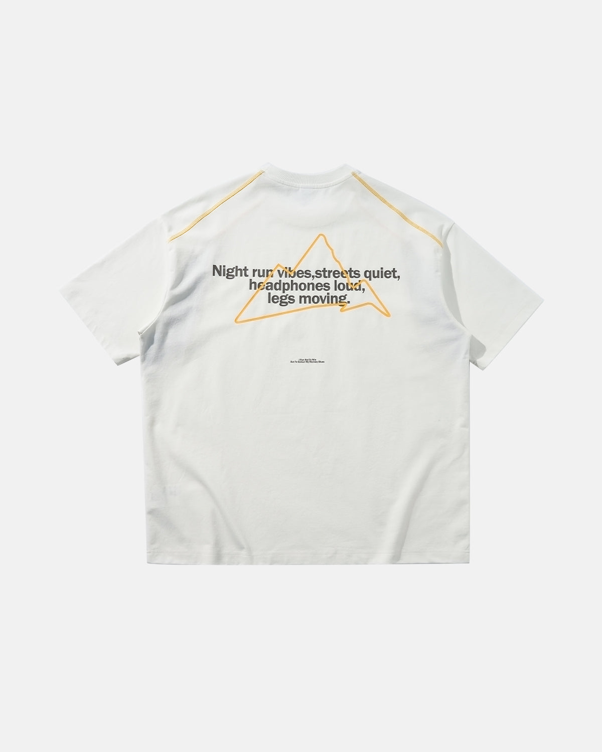 Glow-in-the-Dark Stitching Oversized T-Shirt | LCDEGO Streetwear