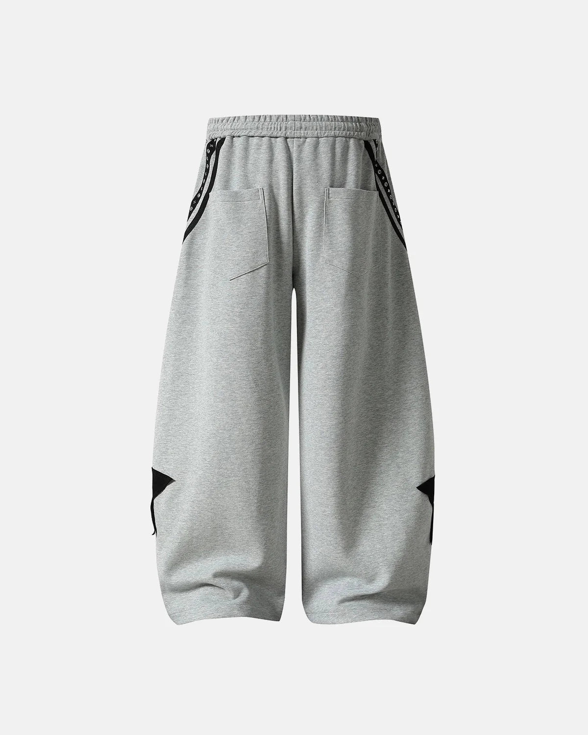 Contrast Patchwork Barrel Sweatpants | LCDEGO Streetwear