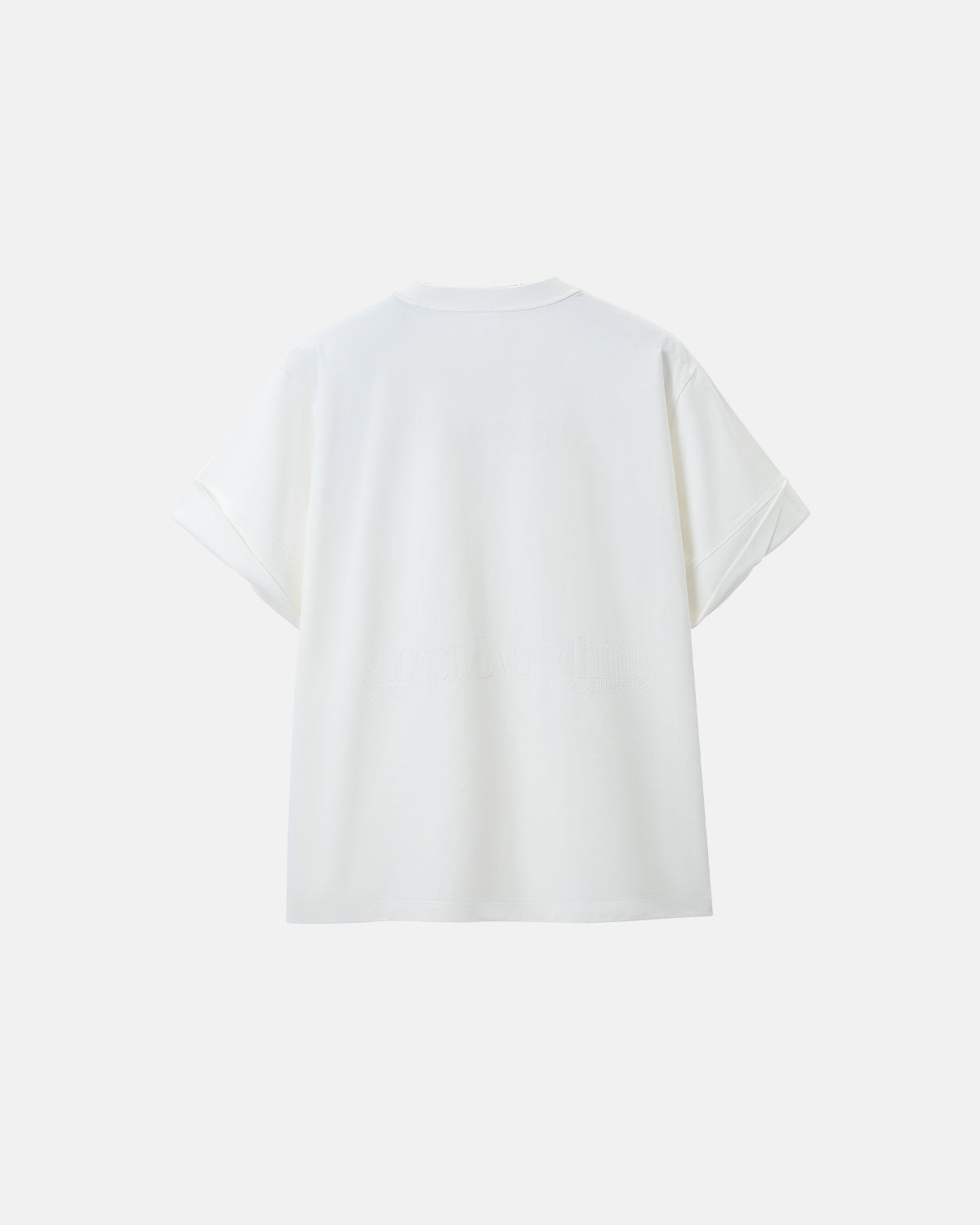 Heavyweight Sleeve-Detail T-shirt | LCDEGO Streetwear
