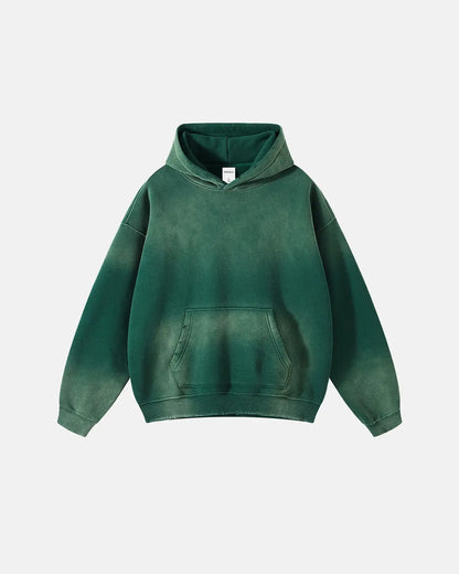 Monkey Wash Ripped Fleece Hoodies | LCDEGO Streetwear