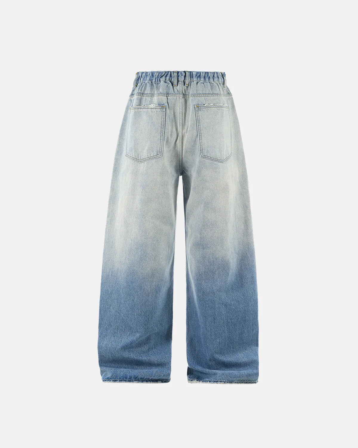 Gradient Color Acid Wash Baggy Jeans | LCDEGO Streetwear