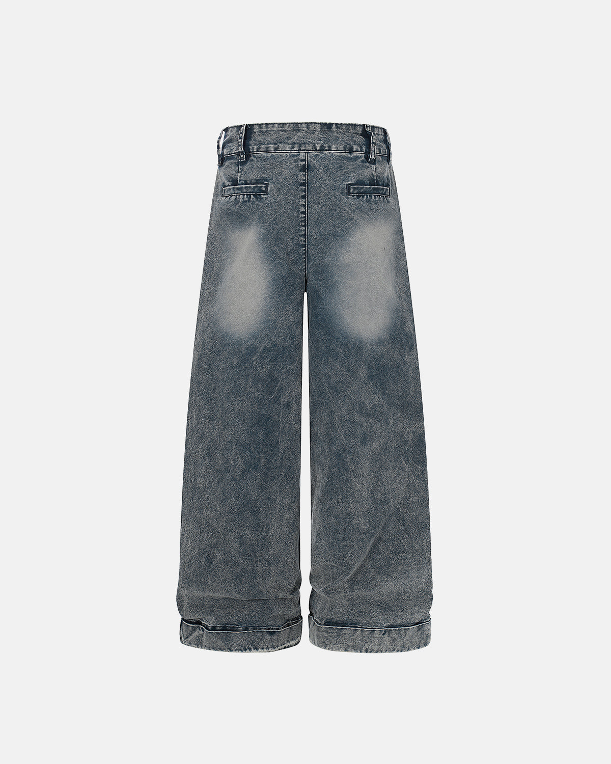 Retro Washed Wide Leg Baggy Jeans | LCDEGO Streetwear