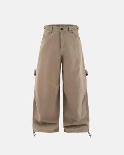 100% Cotton Khaki Casual Pants | LCDEGO Streetwear