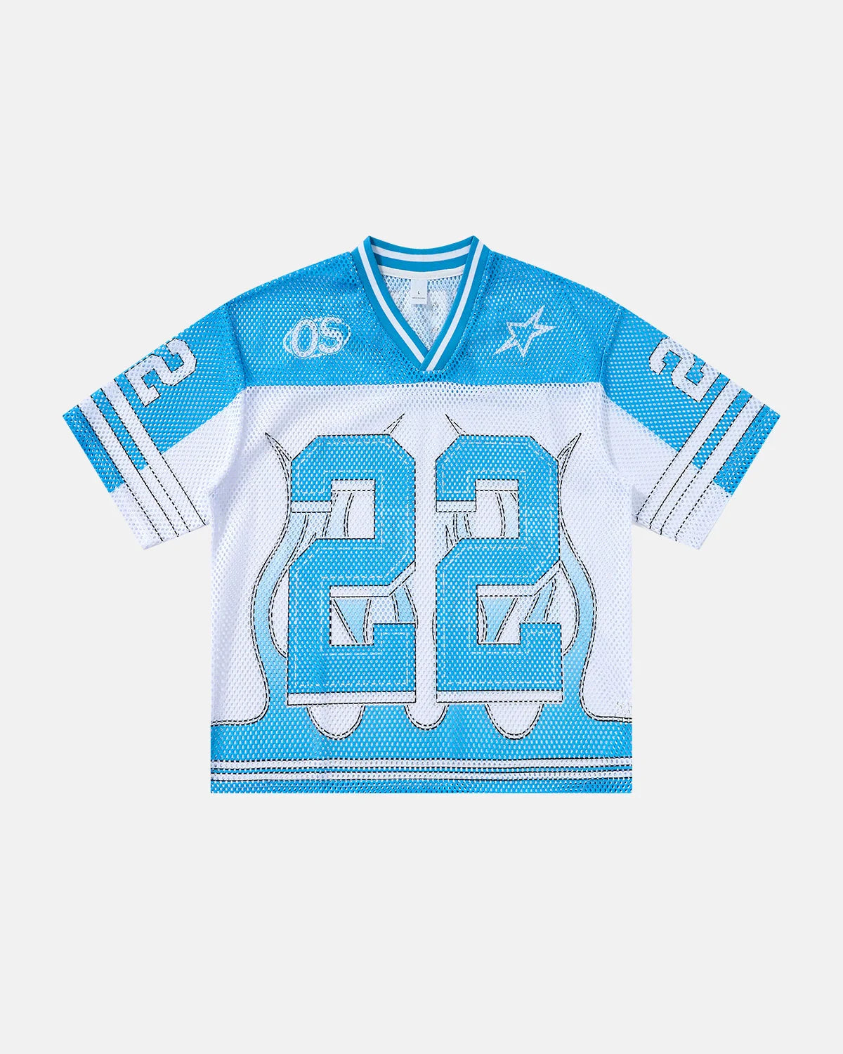 "22" Mesh Football Jersey Tee  | LCDEGO Streetwear