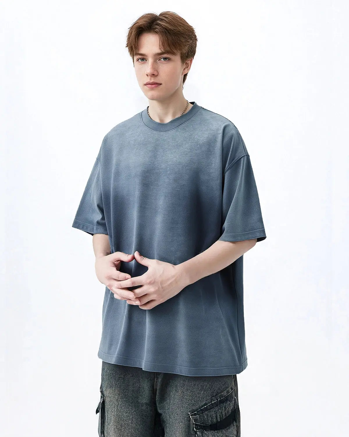 Oversized Monkey Acid Wash Tee | LCDEGO Streetwear