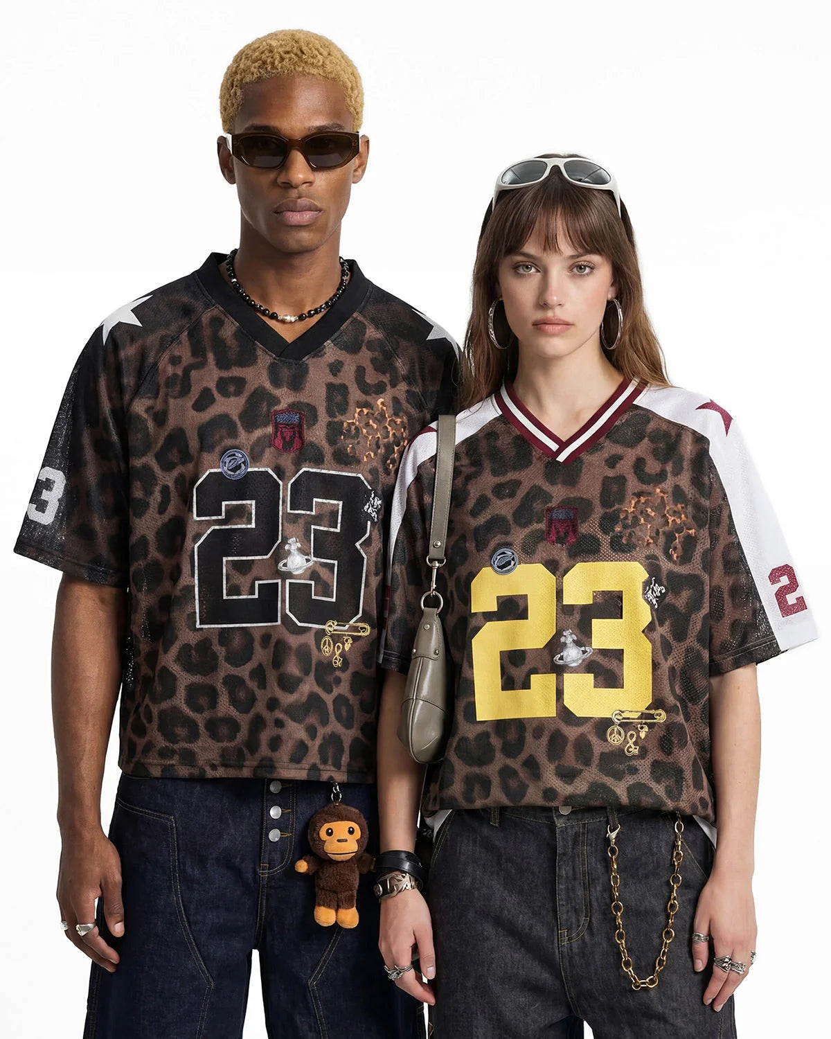 Number 23 Leopard Mesh Jersey | LCDEGO Streetwear