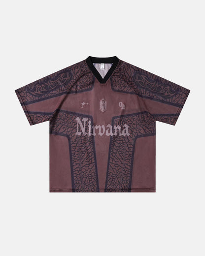 Tribal Pattern Mesh Jersey | LCDEGO Streetwear