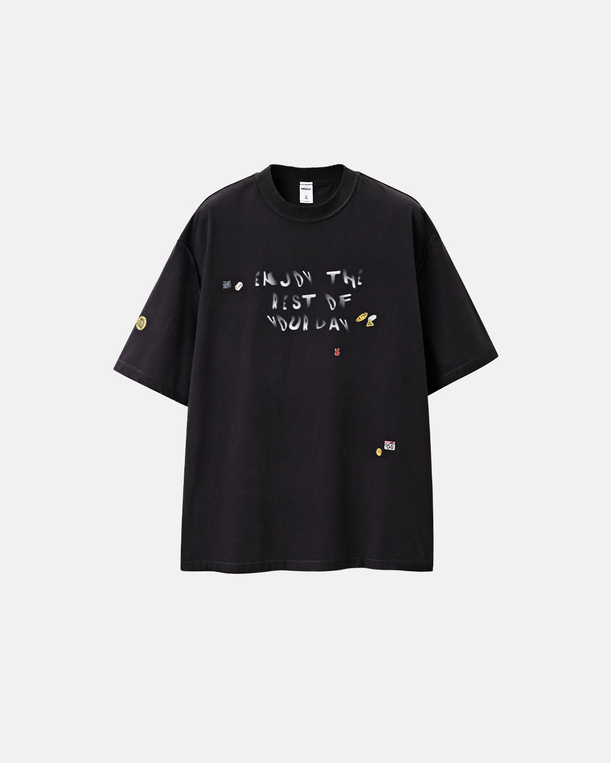 Vintage Sticker Graphic Oversized T-Shirt | LCDEGO Streetwear