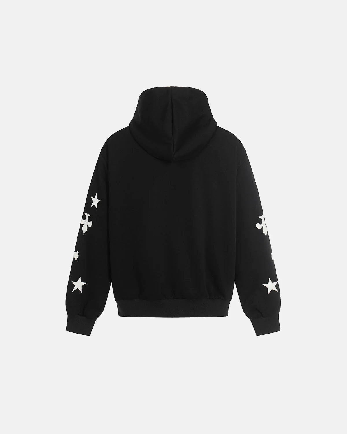 Cross PU Patch Embroidery Zip Up Hoodies | LCDEGO Streetwear