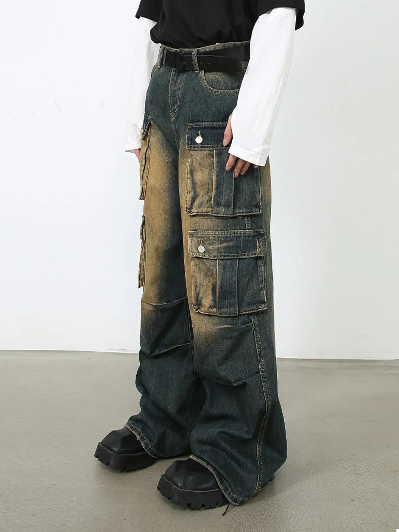 LCDEGO High Street Cargo Jeans