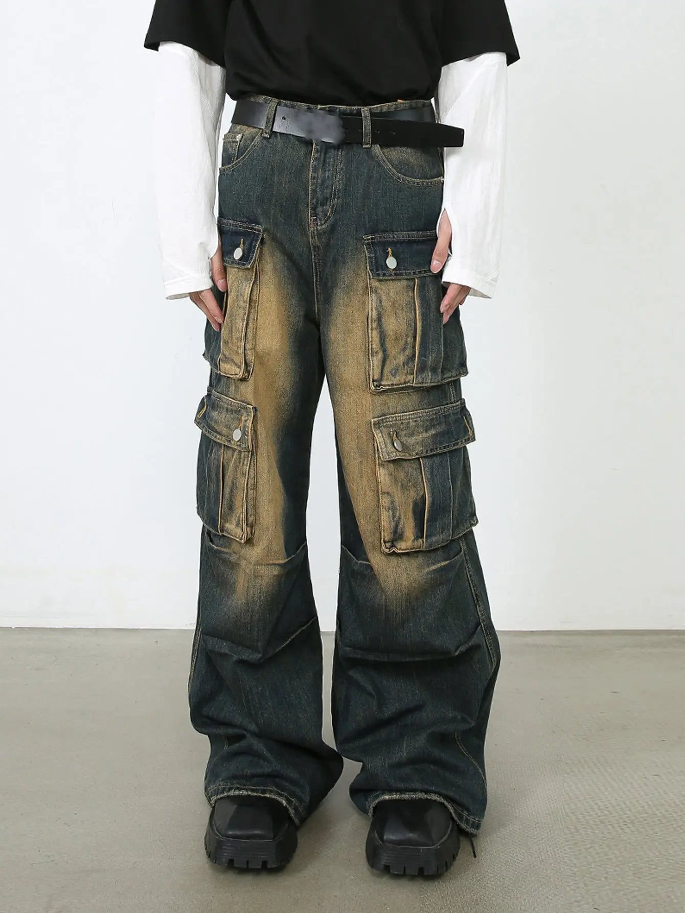 LCDEGO High Street Cargo Jeans