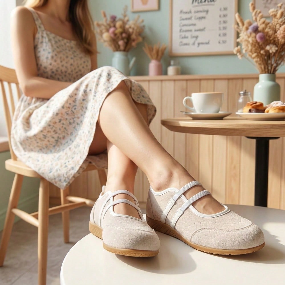 Women's All-Season Ballet Style Mary Jane Casual Shoes|LCDEGO