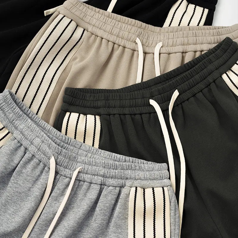 Striped Wide Leg Shorts | LCDEGO Streetwear