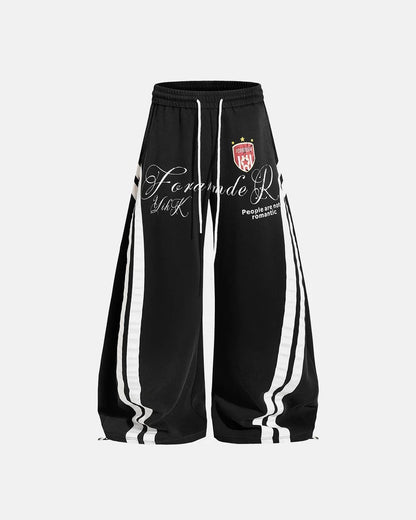 Washed Stripe Barrel Sweatpants | LCDEGO