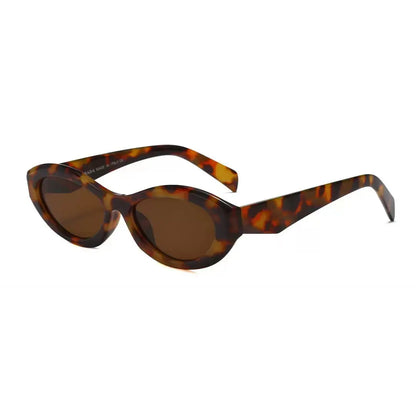 Retro Y2K Oval Cat Eye Sunglasses for Women