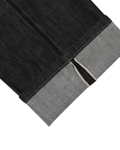 Raw Straight-leg Denim Pants | LCDEGO Streetwear