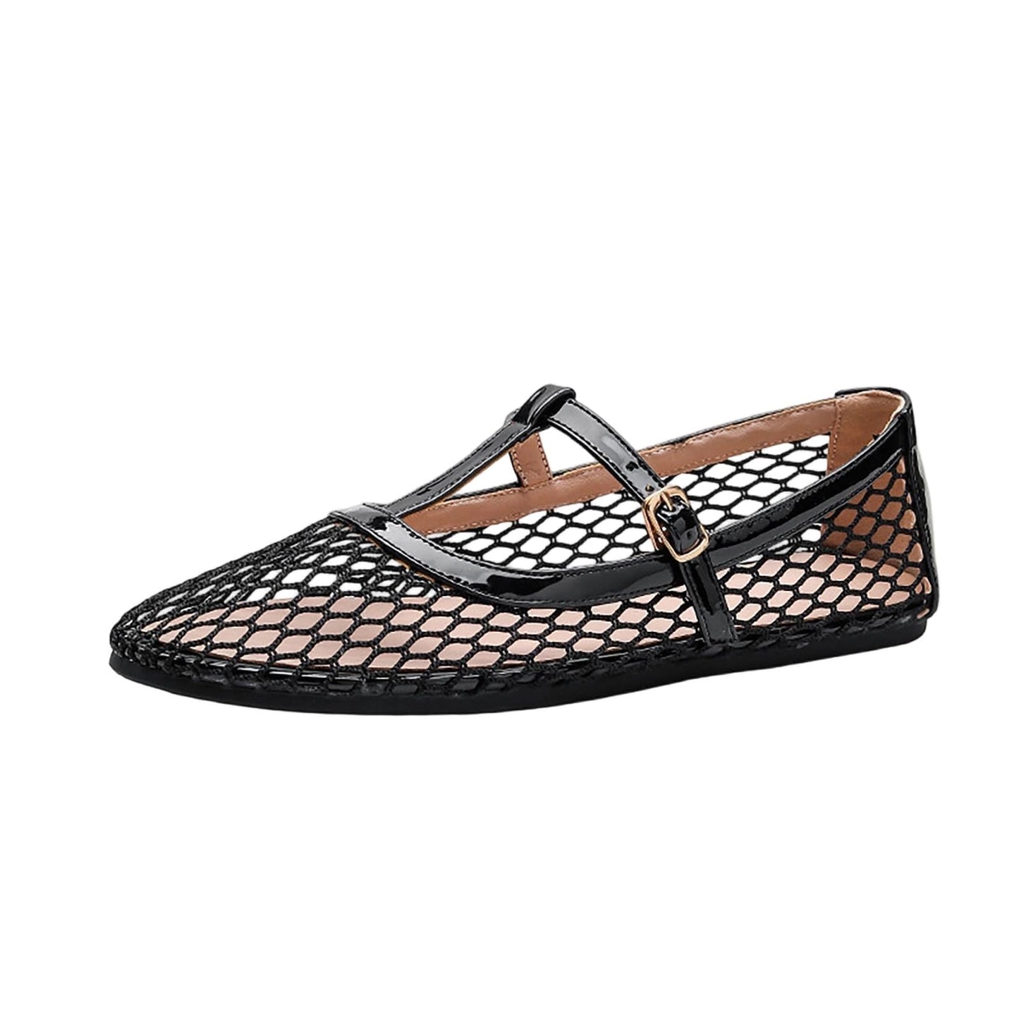 Women's Closed-toe Knit Slip-on Loafers|LCDEGO