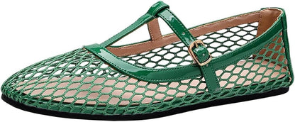 Women's Closed-toe Knit Slip-on Loafers|LCDEGO