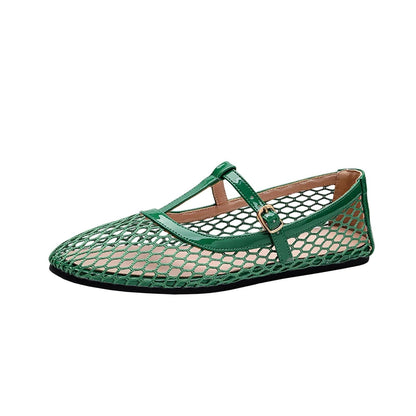 Women's Closed-toe Knit Slip-on Loafers|LCDEGO