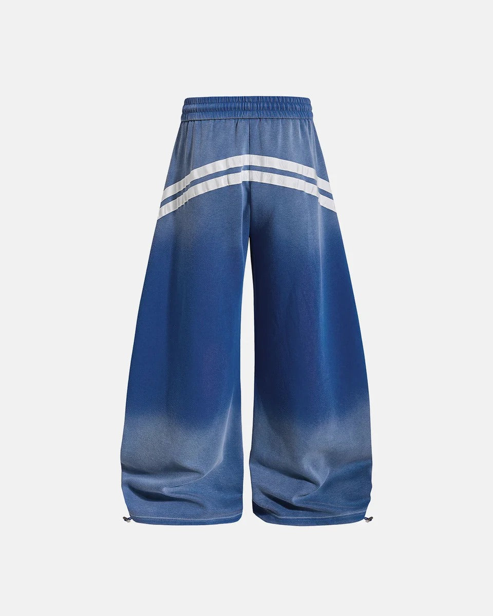 Washed Stripe Barrel Sweatpants | LCDEGO
