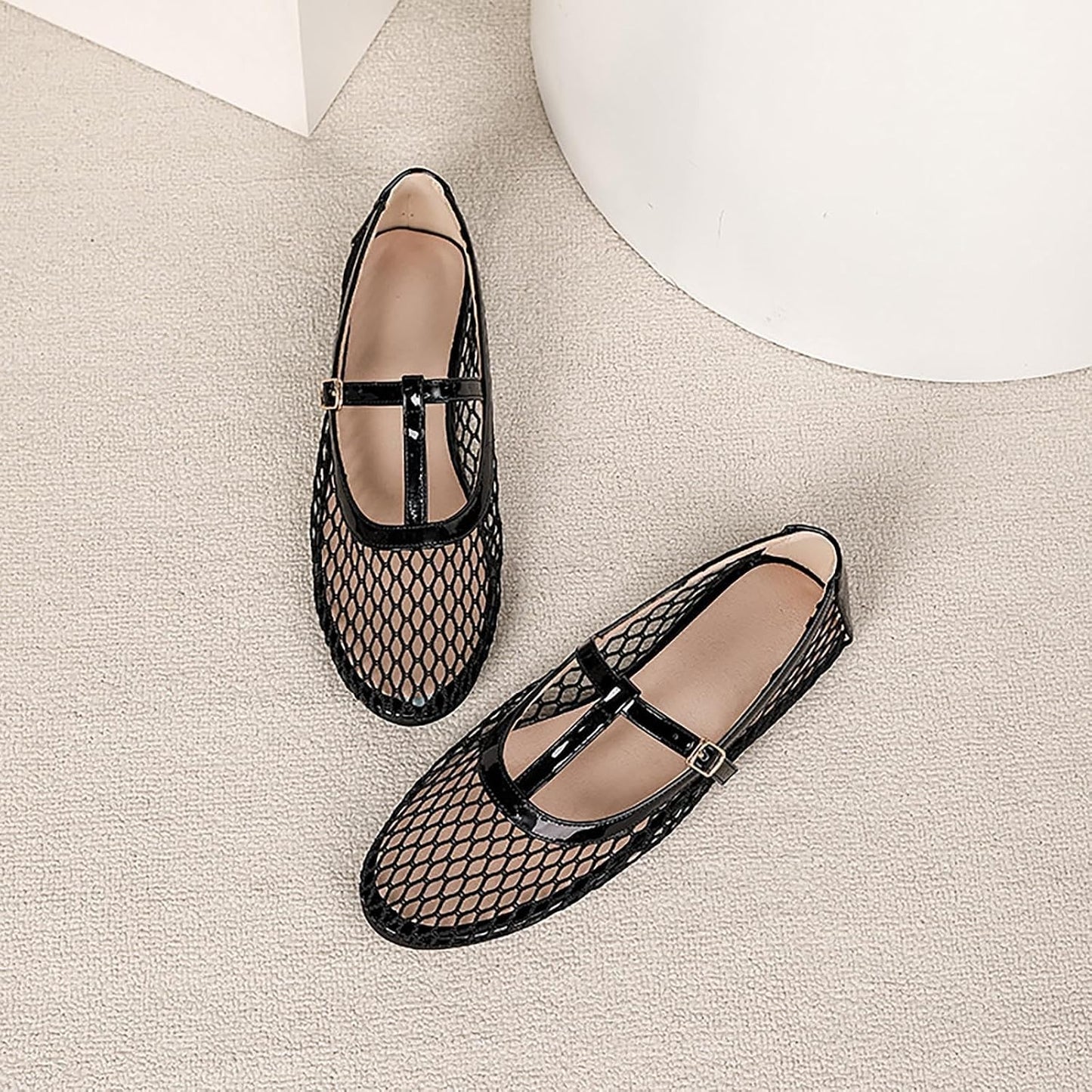 Women's Closed-toe Knit Slip-on Loafers|LCDEGO