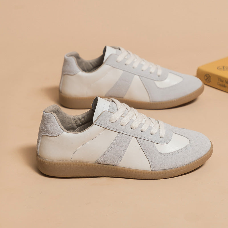 Leather Outdoor Sneakers Male Comfortable Flats Fitting Casual Shoes