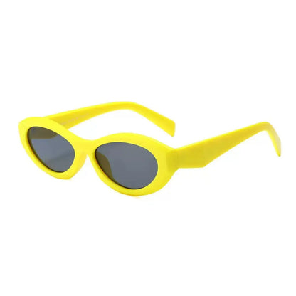 Retro Y2K Oval Cat Eye Sunglasses for Women