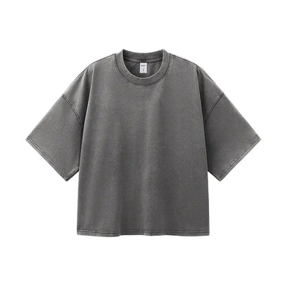 Distressed Oversized Washed Tees | LCDEGO Streetwear