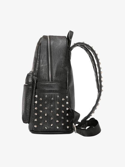 Rivet Crocodile-Print Backpack - 2464