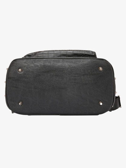 Rivet Crocodile-Print Backpack - 2464