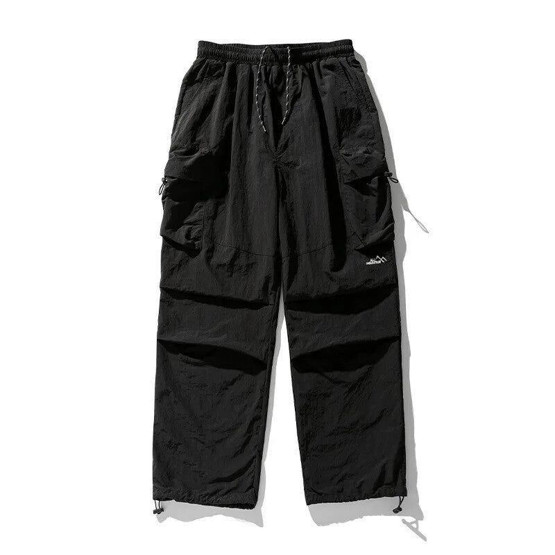Parachute Cargo Pants Men Oversize Outdoor Casual Trousers Male Waterproof Pants