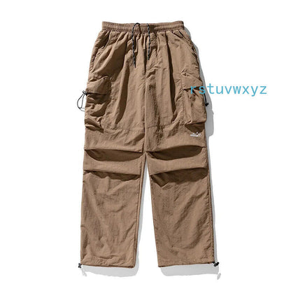 Parachute Cargo Pants Men Oversize Outdoor Casual Trousers Male Waterproof Pants